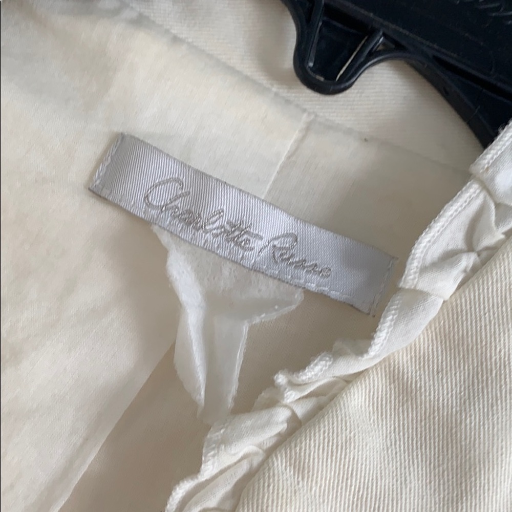Cream utility jacket with Victorian flair - Picture 4 of 5
